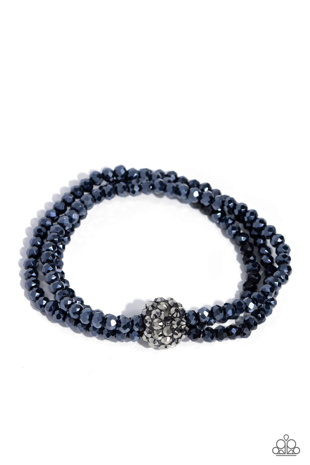 Twisted Theme - Blue Bracelet - Paparazzi - Dare2bdazzlin N Jewelry
