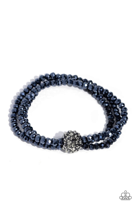 Twisted Theme - Blue Bracelet - Paparazzi - Dare2bdazzlin N Jewelry