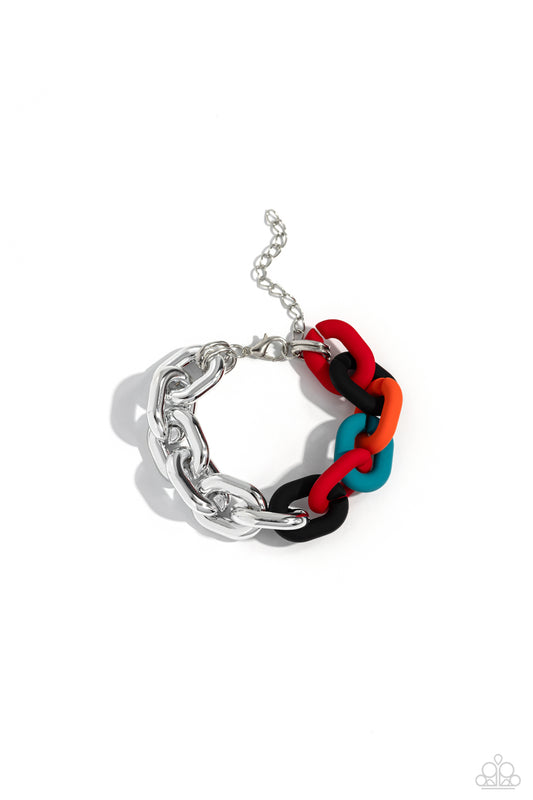 Candid Contrast - Black Bracelet - Paparazzi - Dare2bdazzlin N Jewelry