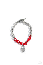 Load image into Gallery viewer, Locked and Loved - Red Bracelet - Paparazzi - Dare2bdazzlin N Jewelry
