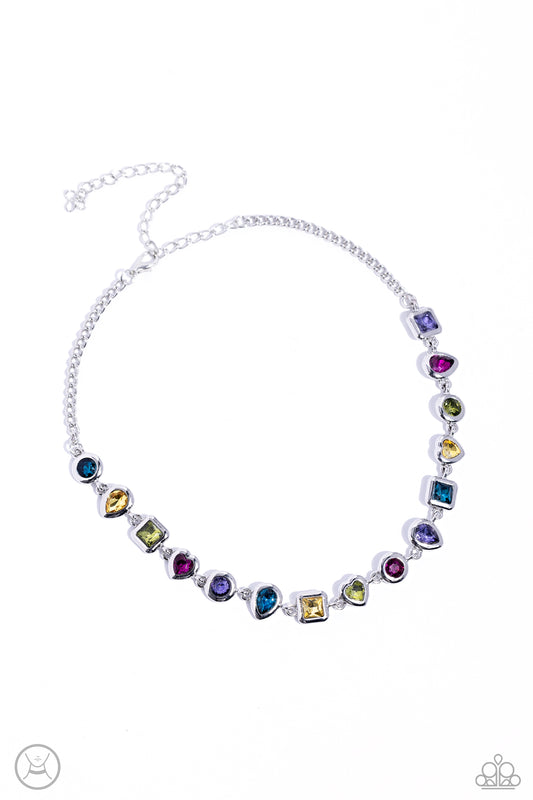 Abstract Admirer - Multi Necklace - Paparazzi - Dare2bdazzlin N Jewelry
