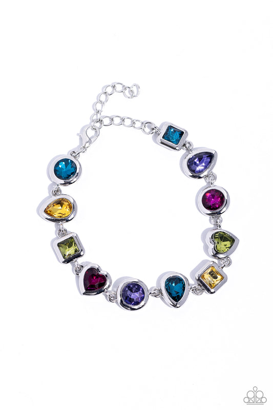 Actively Abstract - Multi Bracelet - Paparazzi - Dare2bdazzlin N Jewelry