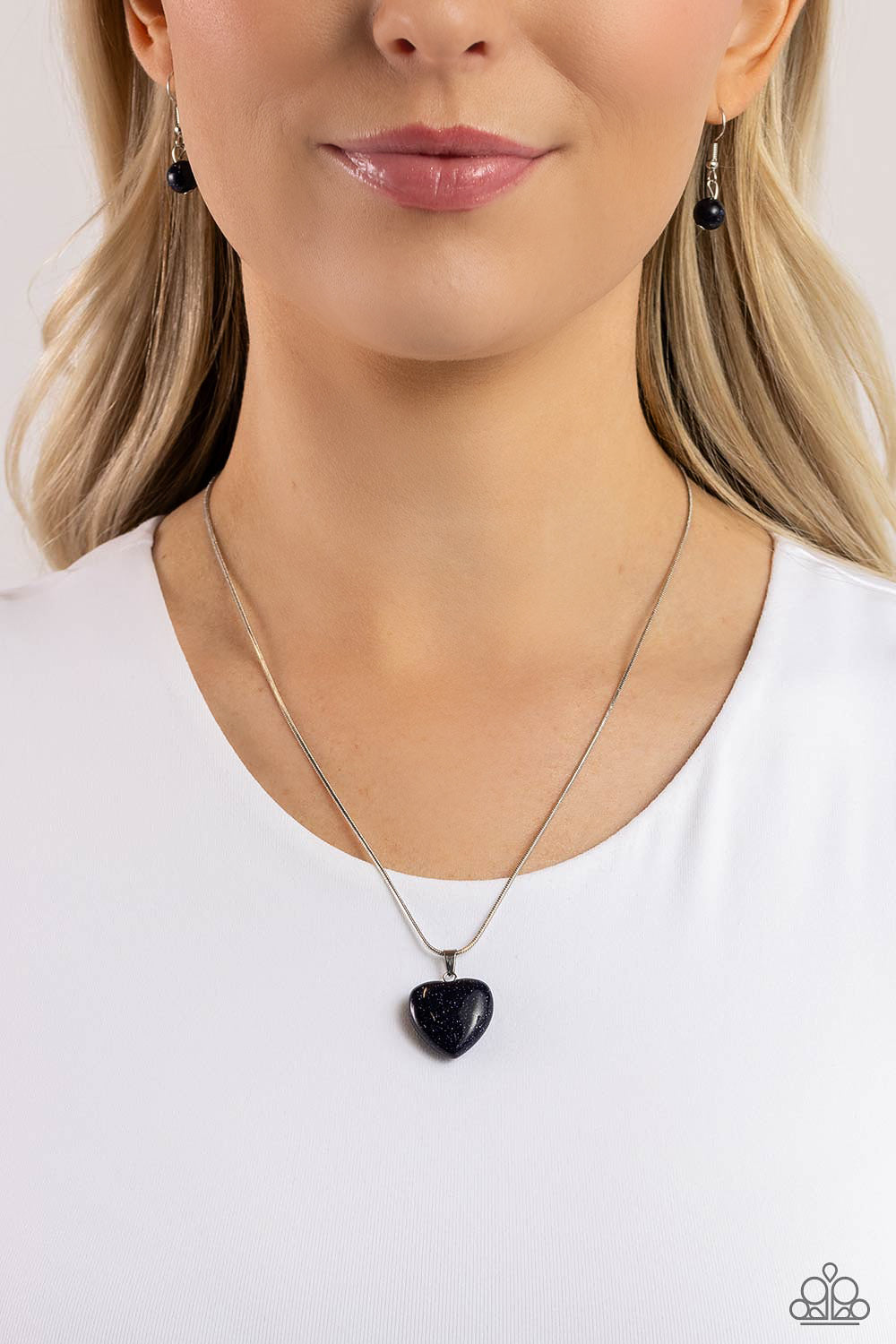 Prismatic Pastime - Blue Necklace - Paparazzi - Dare2bdazzlin N Jewelry