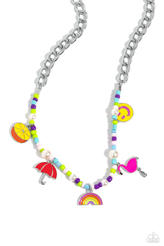 Summer Sentiment - Multi Necklace - Paparazzi - Dare2bdazzlin N Jewelry