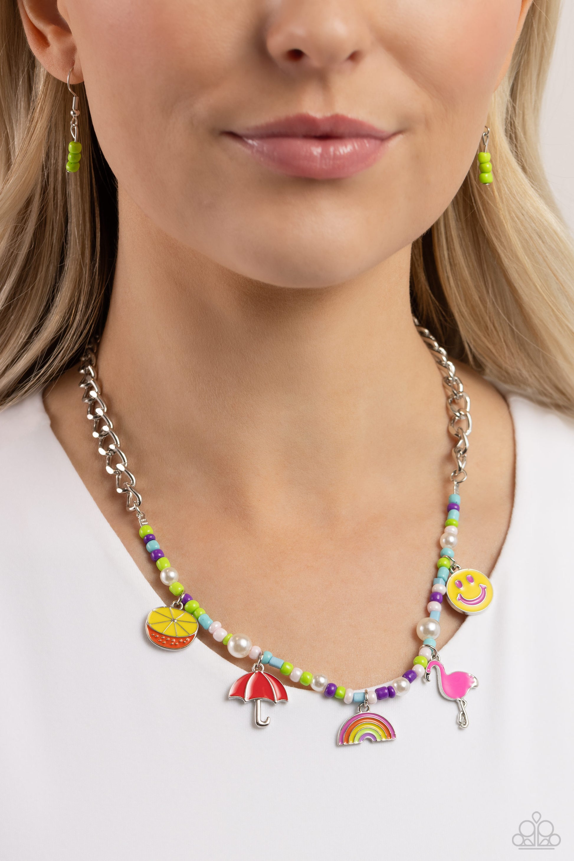 Summer Sentiment - Multi Necklace - Paparazzi - Dare2bdazzlin N Jewelry