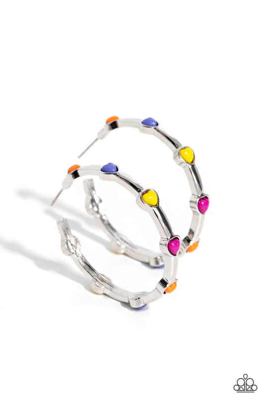 Affectionate Actress - Orange Earring - Paparazzi - Dare2bdazzlin N Jewelry