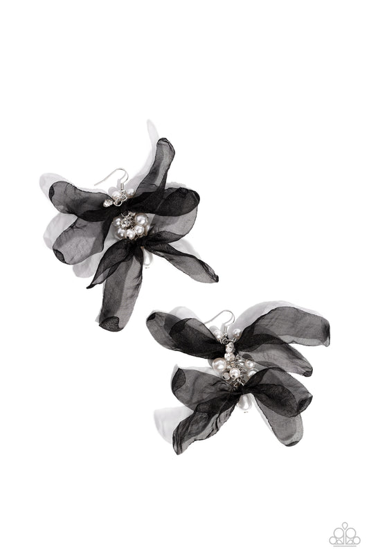Cosmopolitan Charisma - Black Earring - Paparazzi - Dare2bdazzlin N Jewelry