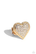 Load image into Gallery viewer, Sweet Serendipity - Gold Ring - Paparazzi - Dare2bdazzlin N Jewelry

