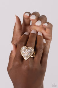 Sweet Serendipity - Gold Ring - Paparazzi - Dare2bdazzlin N Jewelry