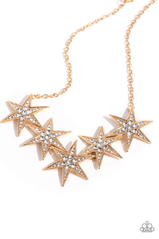 Rockstar Ready - Gold - Dare2bdazzlin N Jewelry