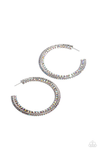 Scintillating Sass - Multi Hoop Earring - Paparazzi - Dare2bdazzlin N Jewelry