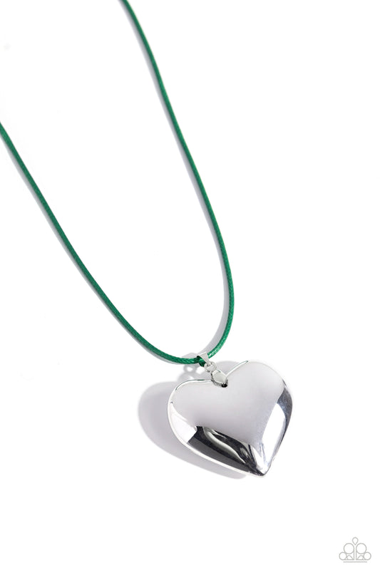 Devoted Daze - Green Necklace - Paparazzi - Dare2bdazzlin N Jewelry
