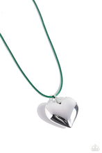 Load image into Gallery viewer, Devoted Daze - Green Necklace - Paparazzi - Dare2bdazzlin N Jewelry
