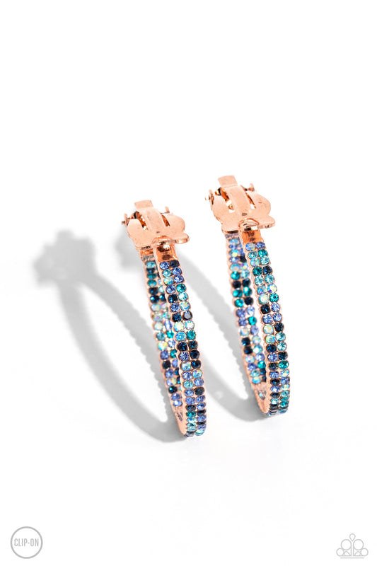 Outstanding Ombré - Copper Earring - Paparazzi - Dare2bdazzlin N Jewelry