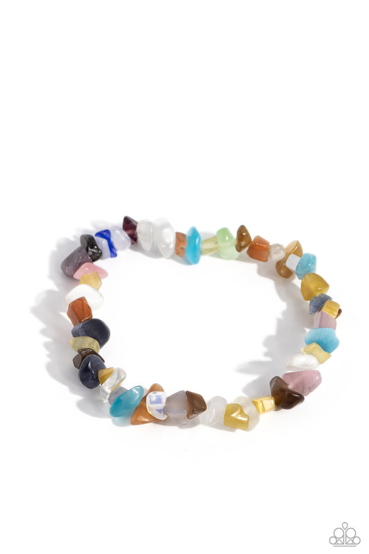Chiseled Cameo - Multi Bracelet - Paparazzi - Dare2bdazzlin N Jewelry
