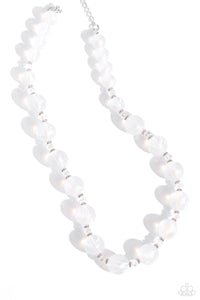 Timelessly Tantalizing - White Necklace - Paparazzi - Dare2bdazzlin N Jewelry