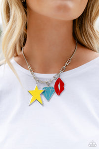 Scouting Shapes - Multi Necklace - Paparazzi - Dare2bdazzlin N Jewelry