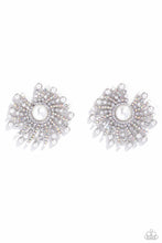 Load image into Gallery viewer, Fancy Fireworks - White Earring - Paparazzi - Dare2bdazzlin N Jewelry
