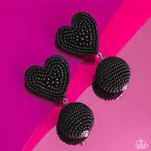 Load image into Gallery viewer, Spherical Sweethearts - Black Earring Paparazzi - Dare2bdazzlin N Jewelry
