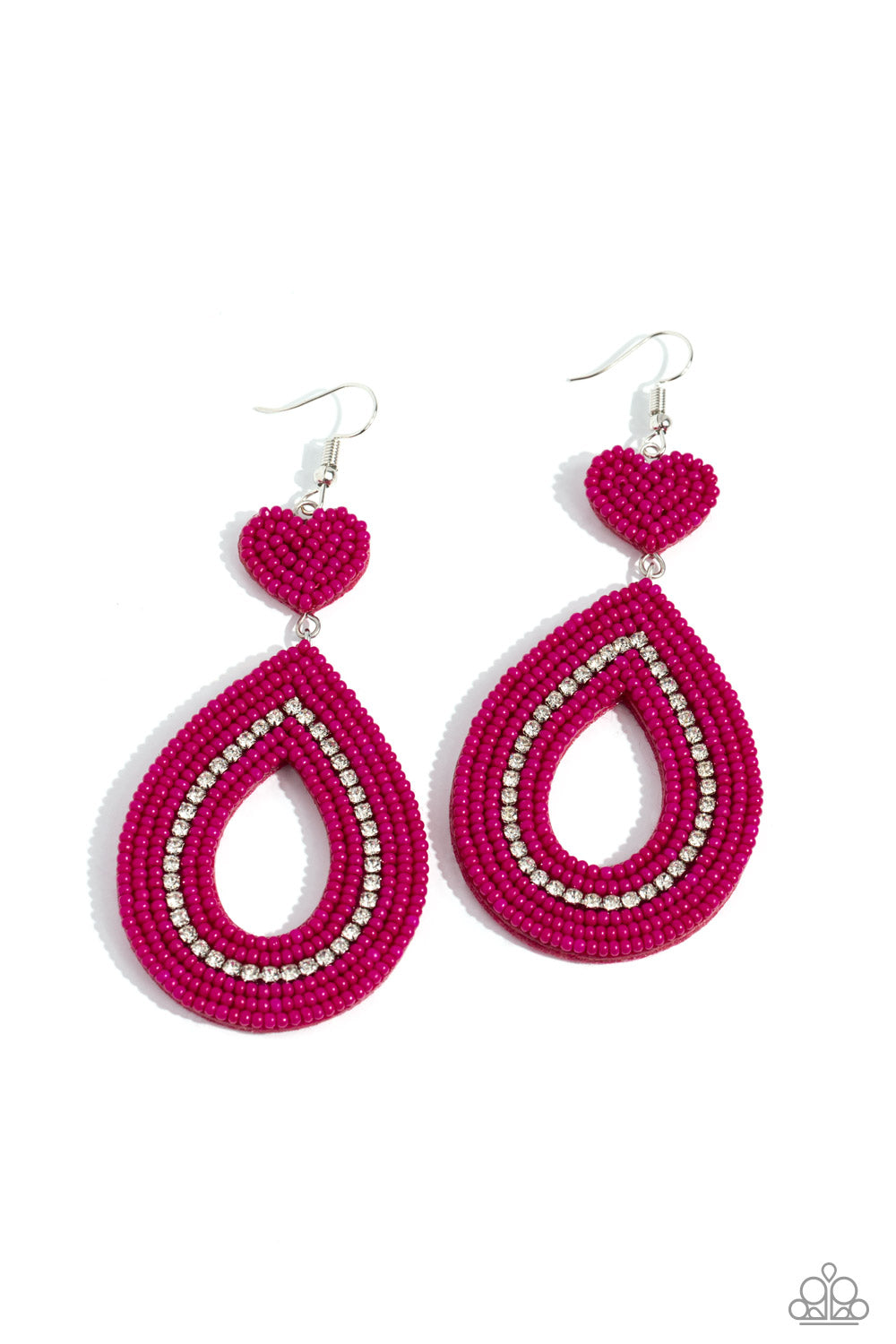 Now SEED Here - Pink Earring - Paparazzi - Dare2bdazzlin N Jewelry