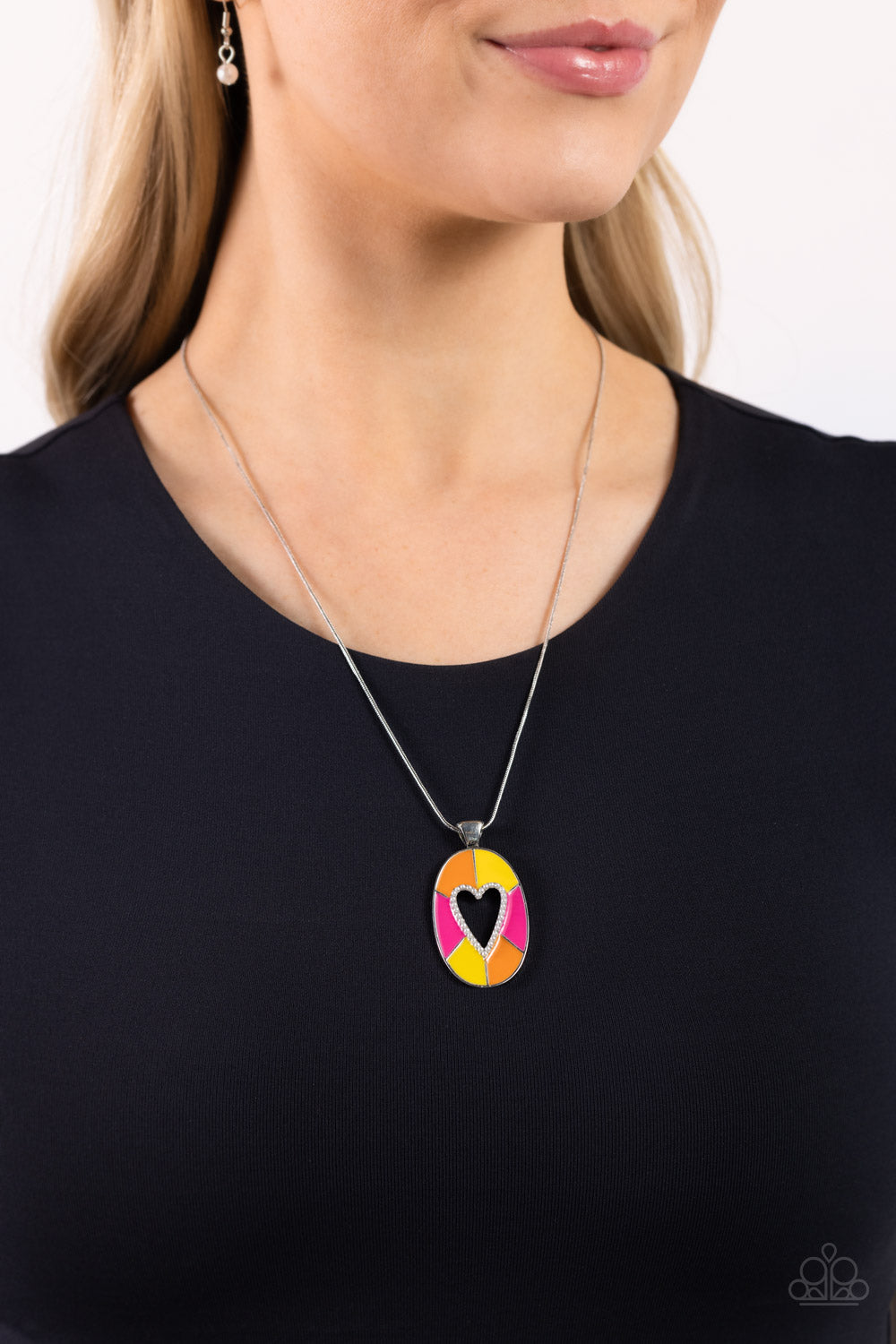 Airy Affection - Multi Necklace - Paparazzi - Dare2bdazzlin N Jewelry