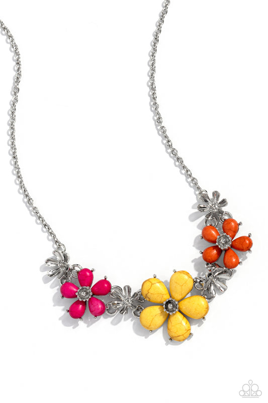 Growing Garland - Yellow Necklace - Paparazzi - Dare2bdazzlin N Jewelry