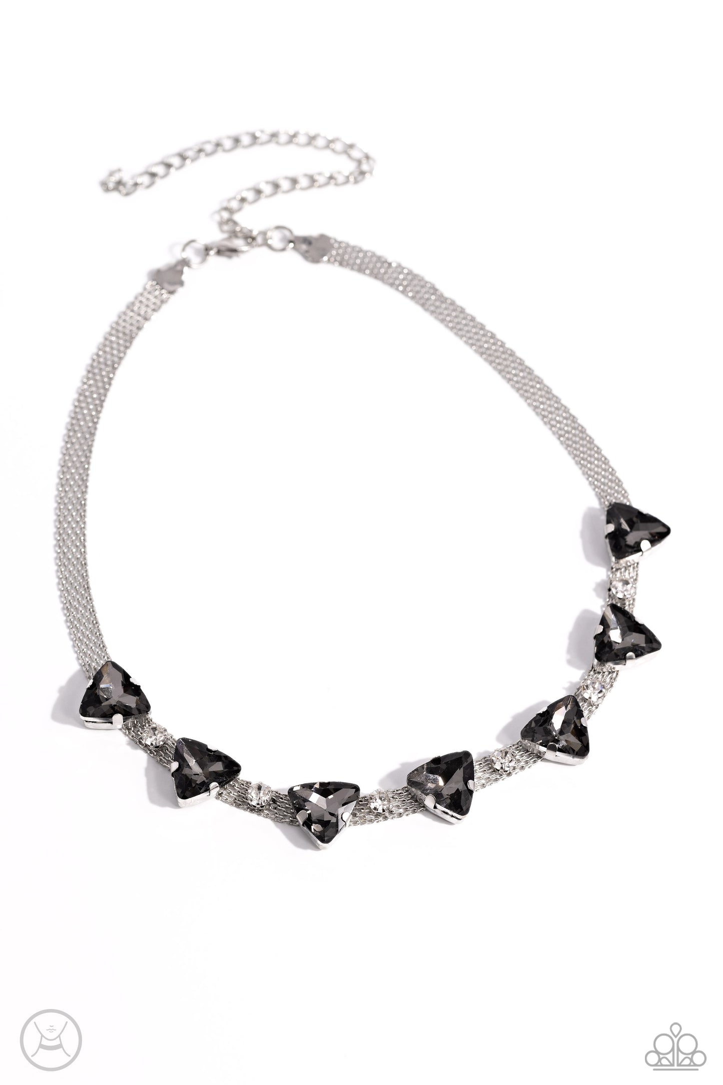 Strands of Sass - Silver Necklace - Paparazzi - Dare2bdazzlin N Jewelry