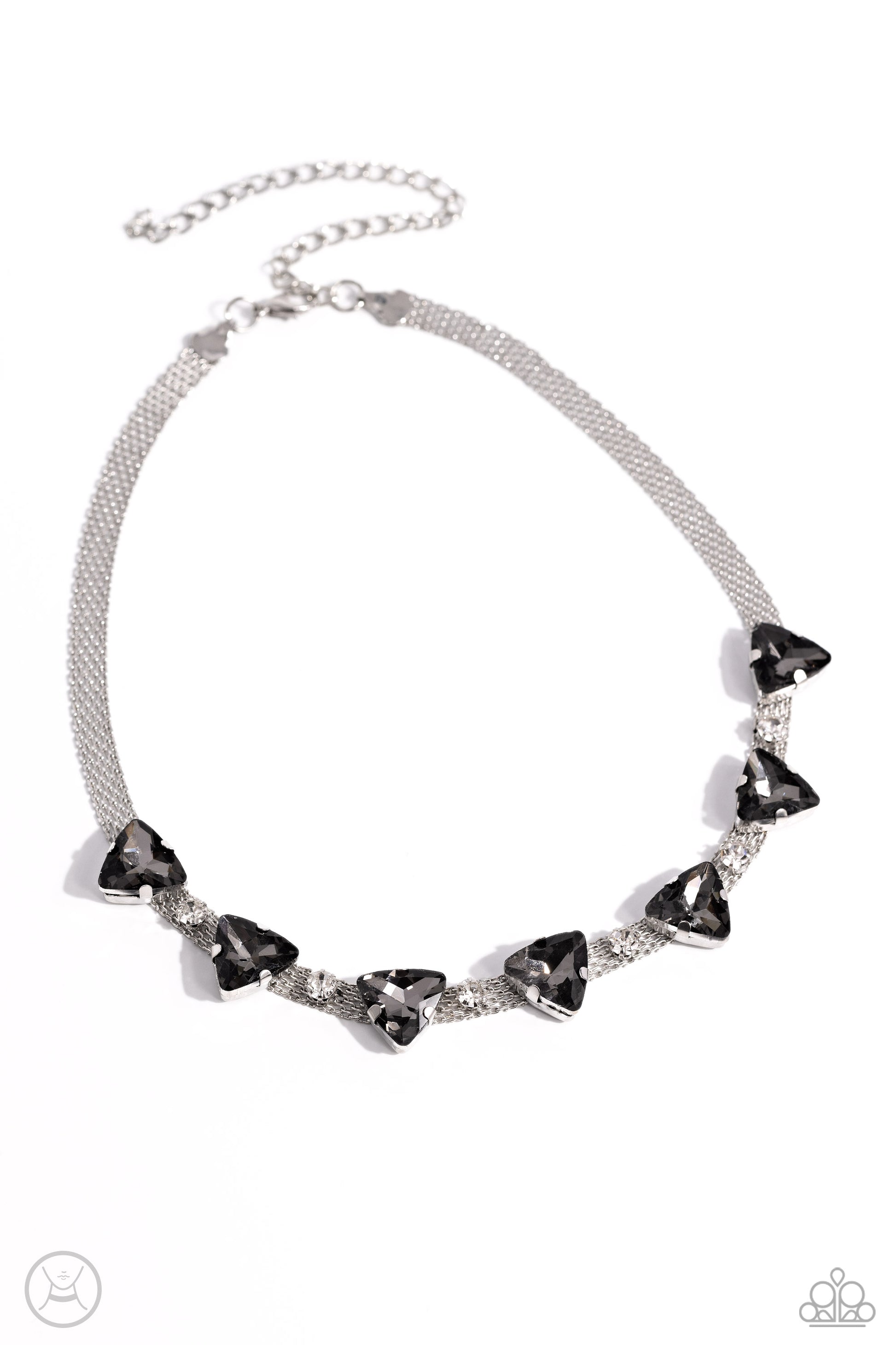 Strands of Sass - Silver Necklace - Paparazzi - Dare2bdazzlin N Jewelry