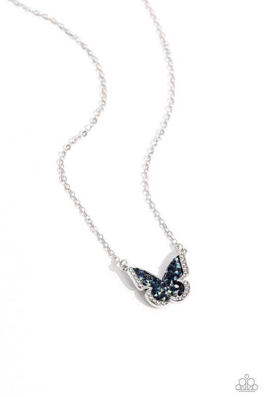Seize the Smolder - Blue Necklace - Paparazzi - Dare2bdazzlin N Jewelry