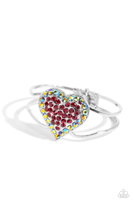 Flirtatious Finale - Red Bracelet - Paparazzi - Dare2bdazzlin N Jewelry