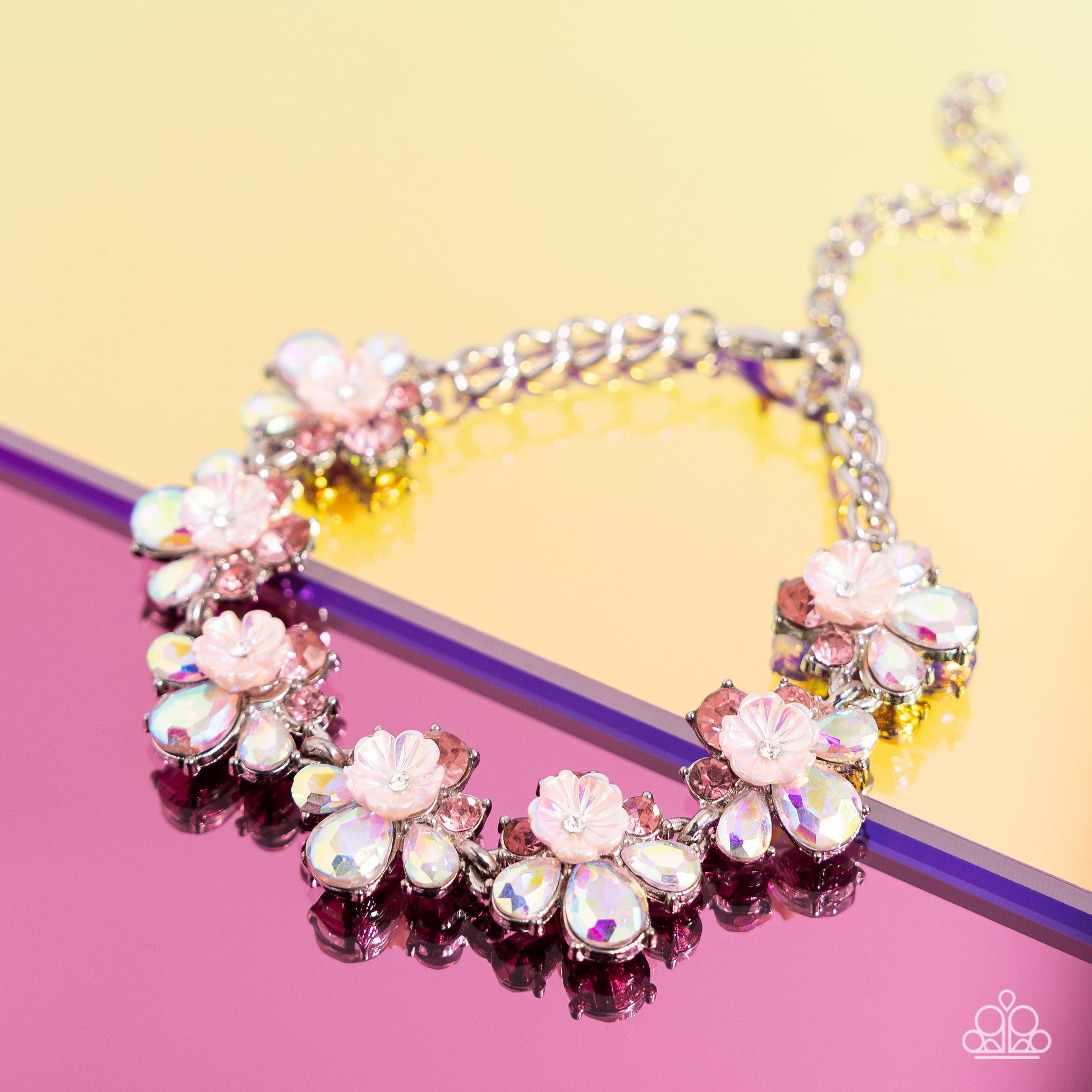Floral Frenzy - Pink Bracelet - Paparazzi - Dare2bdazzlin N Jewelry