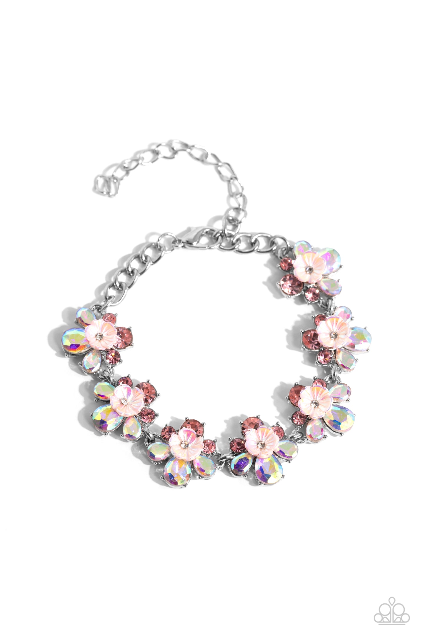 Floral Frenzy - Pink Bracelet - Paparazzi - Dare2bdazzlin N Jewelry