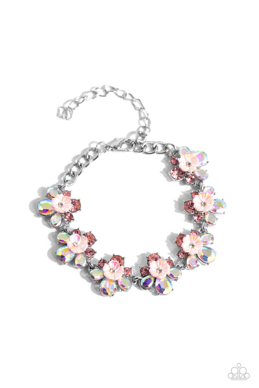 Floral Frenzy - Pink Bracelet - Paparazzi - Dare2bdazzlin N Jewelry