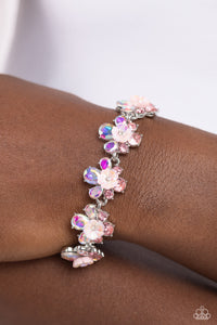 Floral Frenzy - Pink Bracelet - Paparazzi - Dare2bdazzlin N Jewelry