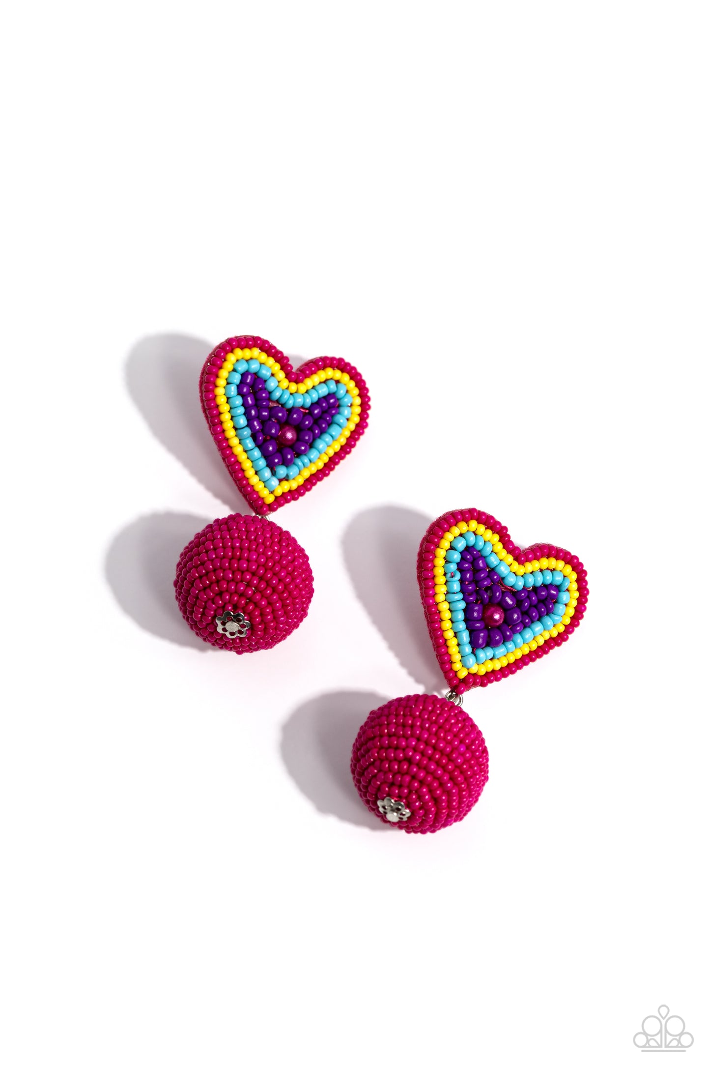 Spherical Sweethearts - Multi Earring - Paparazzi - Dare2bdazzlin N Jewelry