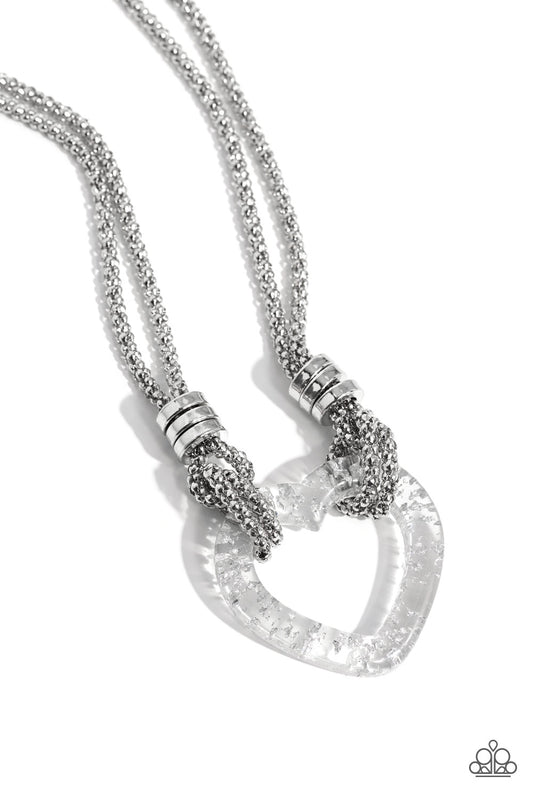Lead with Your Heart - Silver - Dare2bdazzlin N Jewelry