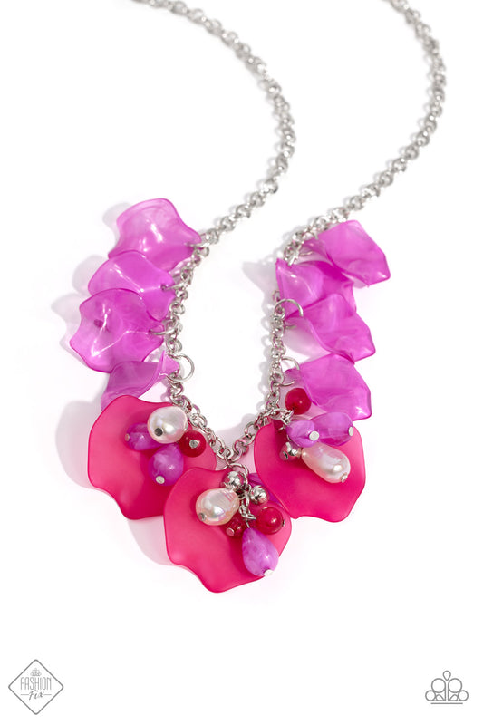 Lush Layers - Pink Necklace - Paparazzi - Dare2bdazzlin N Jewelry