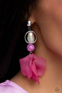 Lush Limit - Pink Earring - Paparazzi - Dare2bdazzlin N Jewelry