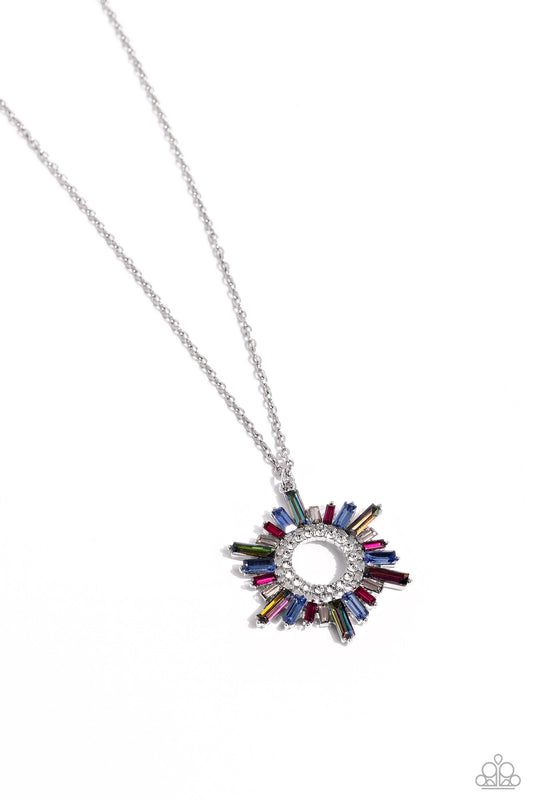 Enigmatic Edge - Multi Necklace - Paparazzi - Dare2bdazzlin N Jewelry