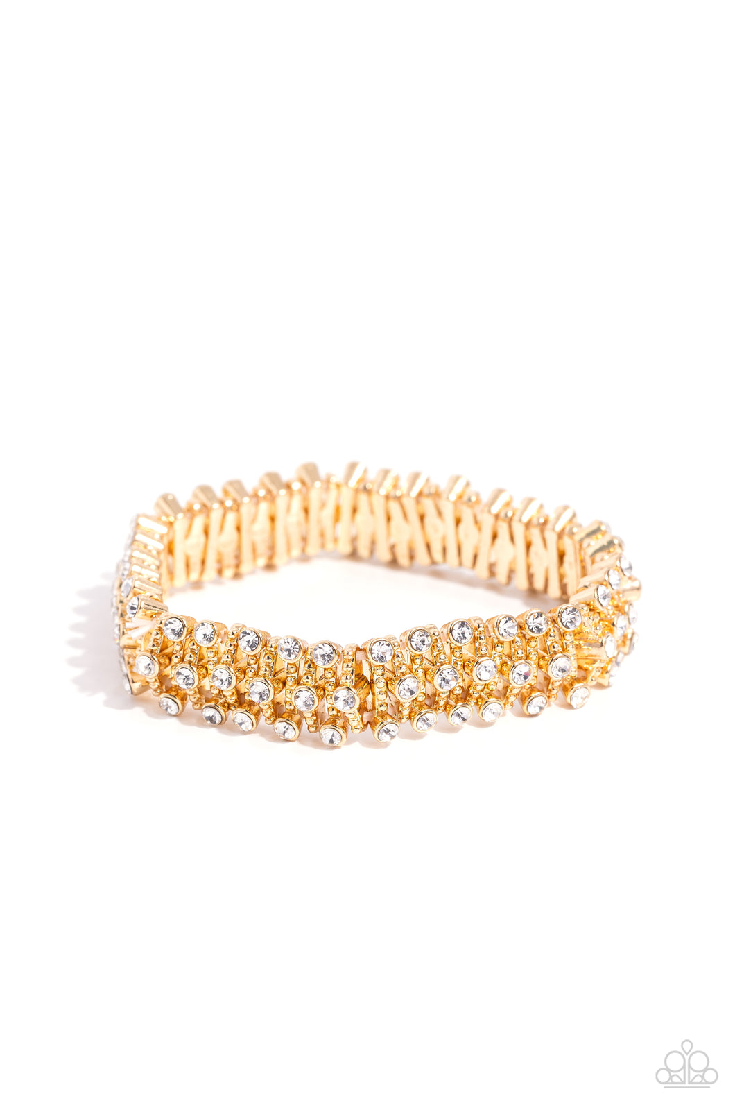 Corporate Confidence - Gold Bracelet - Paparazzi - Dare2bdazzlin N Jewelry