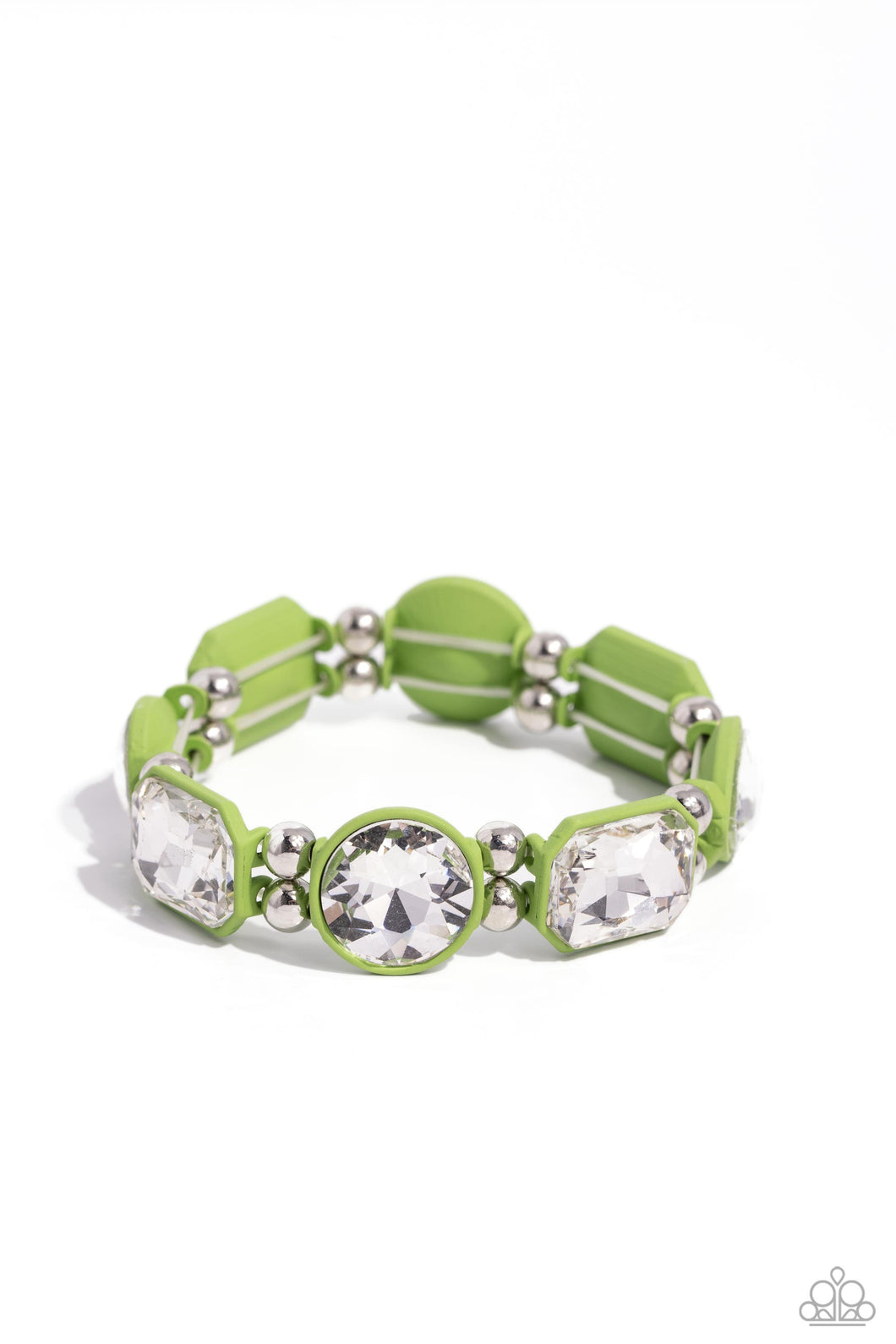Transforming Taste - Green Bracelet - Paparazzi - Dare2bdazzlin N Jewelry