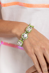 Transforming Taste - Green Bracelet - Paparazzi - Dare2bdazzlin N Jewelry