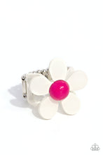 Load image into Gallery viewer, Groovy Genre - White Ring - Paparazzi - Dare2bdazzlin N Jewelry
