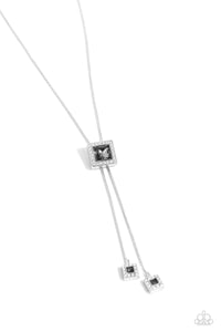 I Solemnly SQUARE - Silver Necklace - Paparazzi - Dare2bdazzlin N Jewelry