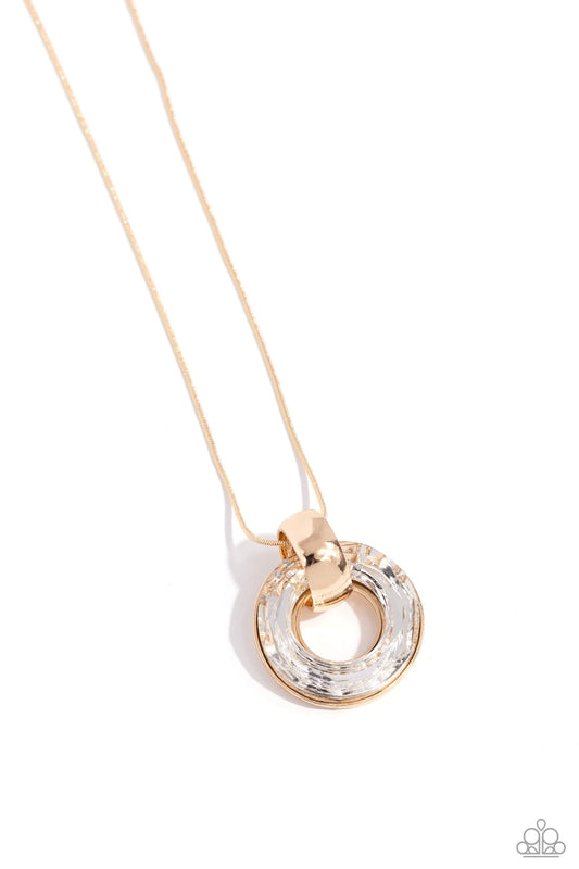 Timeless Triumph - Gold Necklace - Paparazzi - Dare2bdazzlin N Jewelry