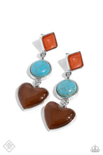 Load image into Gallery viewer, Desertscape Debut - Brown Earring - Paparazzi - Dare2bdazzlin N Jewelry
