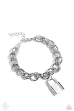 Load image into Gallery viewer, Watch the LOCK - Silver Bracelet - Paparazzi - Dare2bdazzlin N Jewelry
