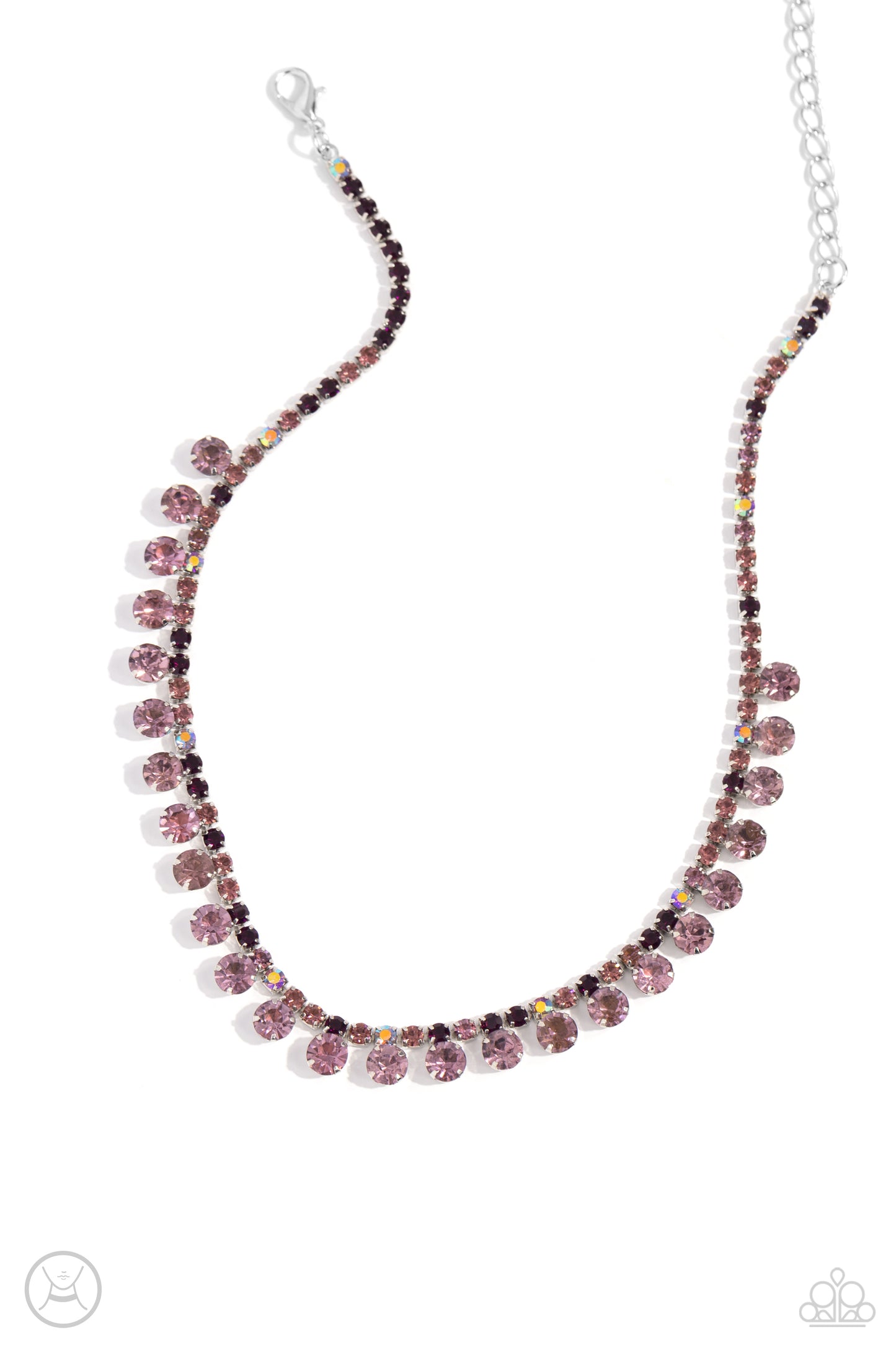 Ritzy Rhinestones - Purple Necklace - Paparazzi - Dare2bdazzlin N Jewelry