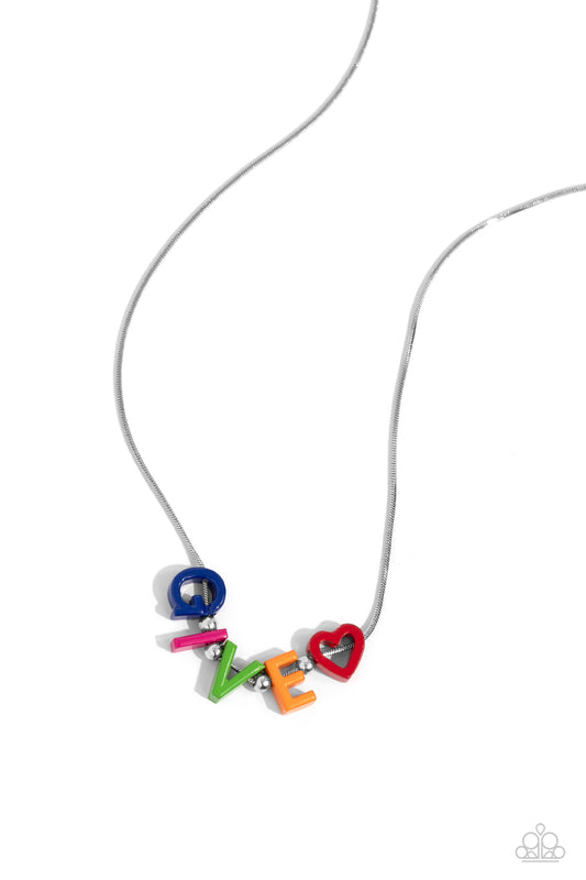 Give Me Some Love - Multi Necklace - Paparazzi - Dare2bdazzlin N Jewelry