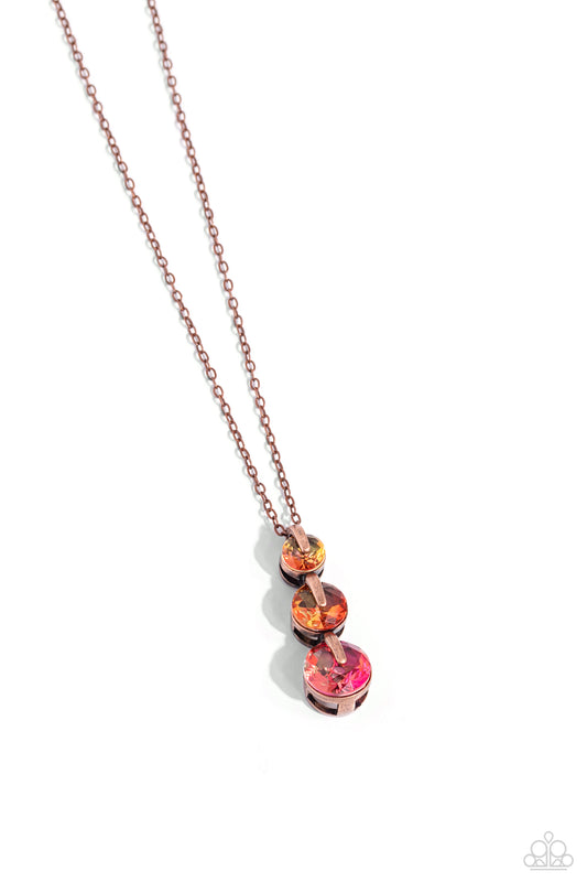 Ombré Obsession - Copper Necklace - Paparazzi - Dare2bdazzlin N Jewelry
